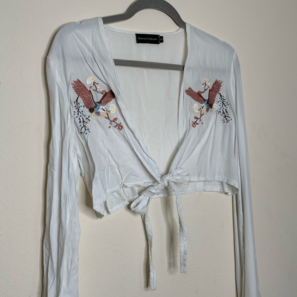 Tie crop top LF